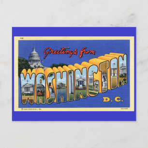 Grüße aus Washington DC! Postkarte