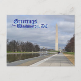 Grüße aus Washington, DC Postkarte