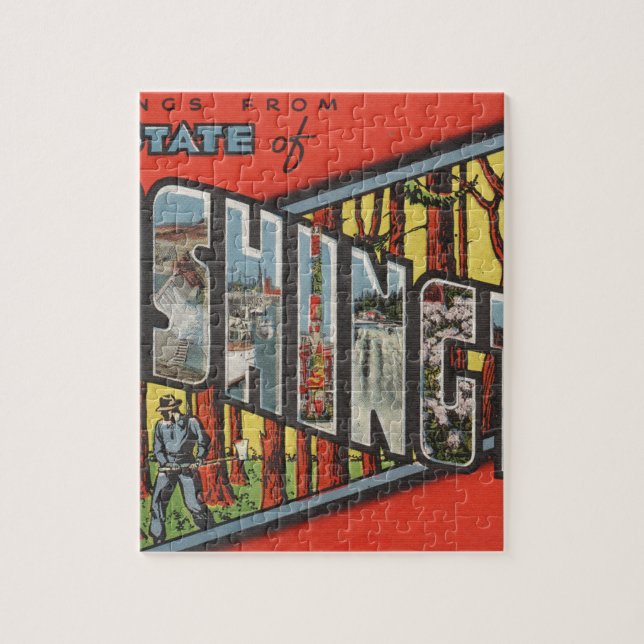 Grüße aus Washington Puzzle (Vertikal)