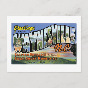 Grüße aus Waynesville, North Carolina! Postkarte