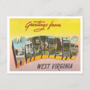 Grüße aus Wheeling, West Virginia Reise Postkarte