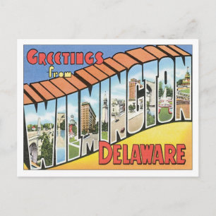 Grüße aus Wilmington Delaware Postkarte