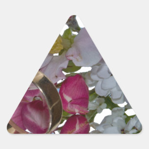 Grüße - Beifall Dreieckiger Aufkleber