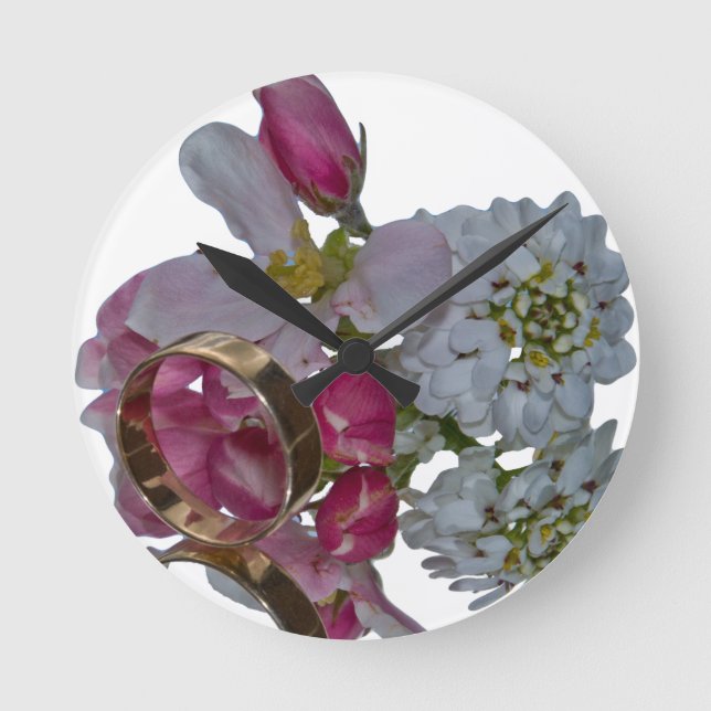 Grüße - Beifall Runde Wanduhr (Vorderseite)