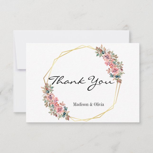 Grüße Dankeskarten Dankeskarte (Vorderseite)