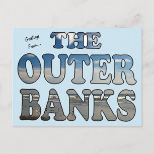 Grüße der Außenbanken Postkarte