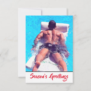 Grüße der Saison Dankeskarte