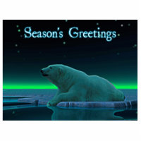 Grüße der Saison - Eiskantenpolarbär