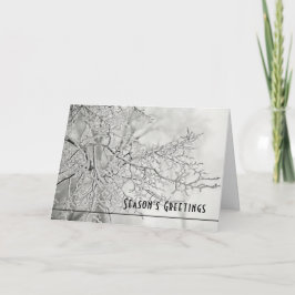 Grüße der Saison Feiertagskarte