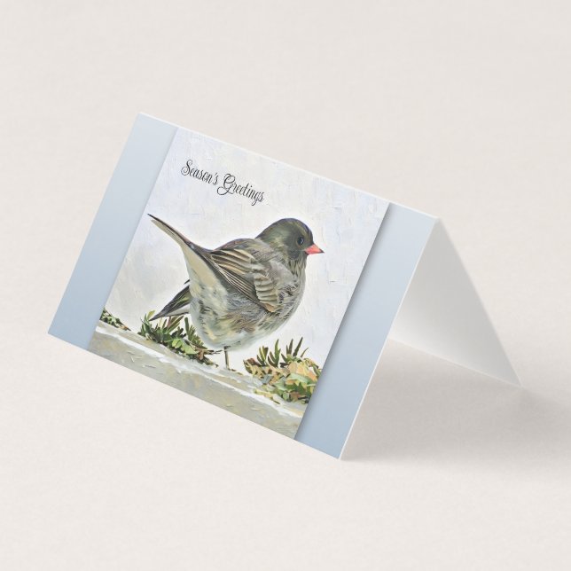 Grüße der Saison - Junco - Leere (Vorderseite)