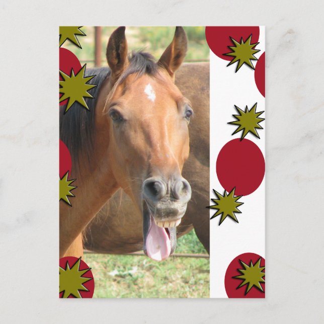 Grüße Feiertagspostkarte (Vorderseite)