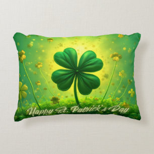 Grüße für den St. Patrick's Day Dekokissen