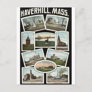 Grüße Haverhill Massachusetts 1910 Vintage Postkarte