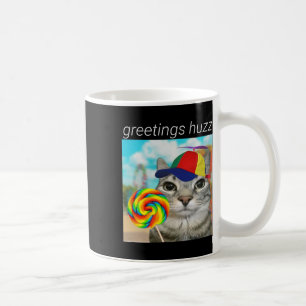Grüße Huzz Funny Gen Z Gen Alpha Slang Meme Kaffeetasse