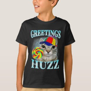 Grüße Huzz Lustiges Gen Z Gen Alpha Slang Meme T-Shirt