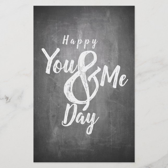 Grüße Jubiläum im Chalkboard-Look (Vorderseite)