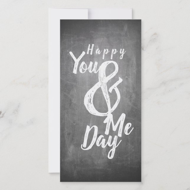 Grüße Jubiläum im Chalkboard-Look (Vorderseite)