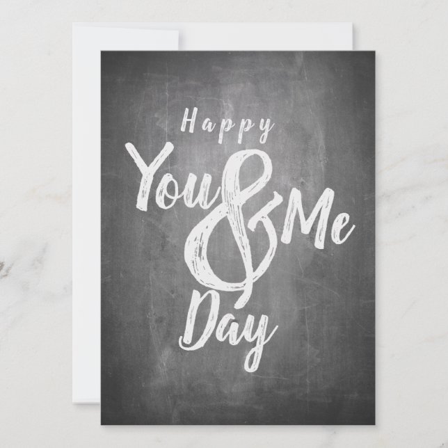 Grüße Jubiläum im Chalkboard-Look (Vorderseite)