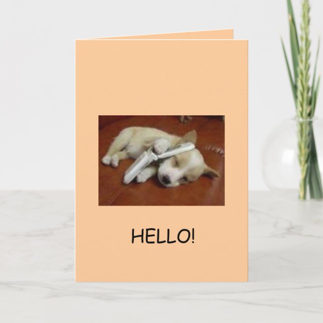 Grüße! Karte (Vorderseite)