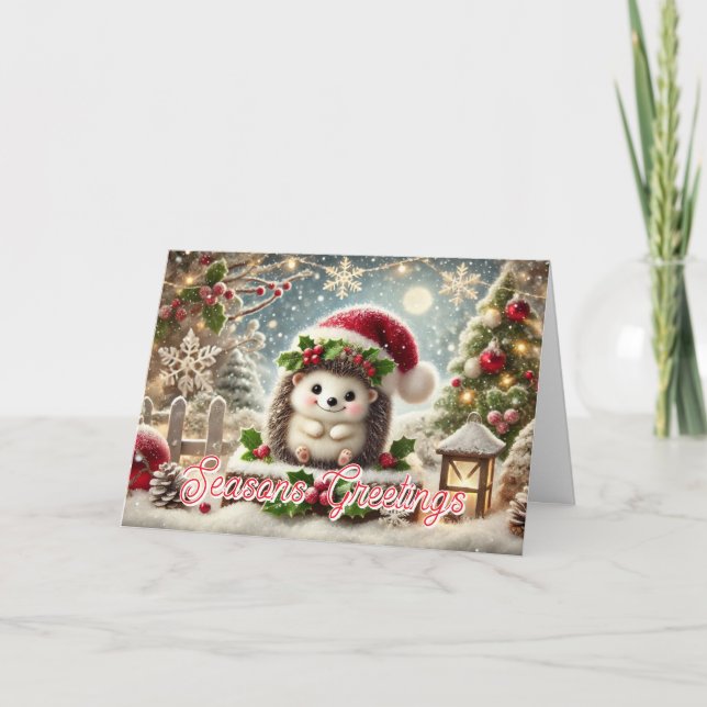 Grüße Karte der Saison (Vorderseite)