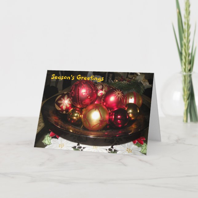 Grüße Karte der Saison (Vorderseite)