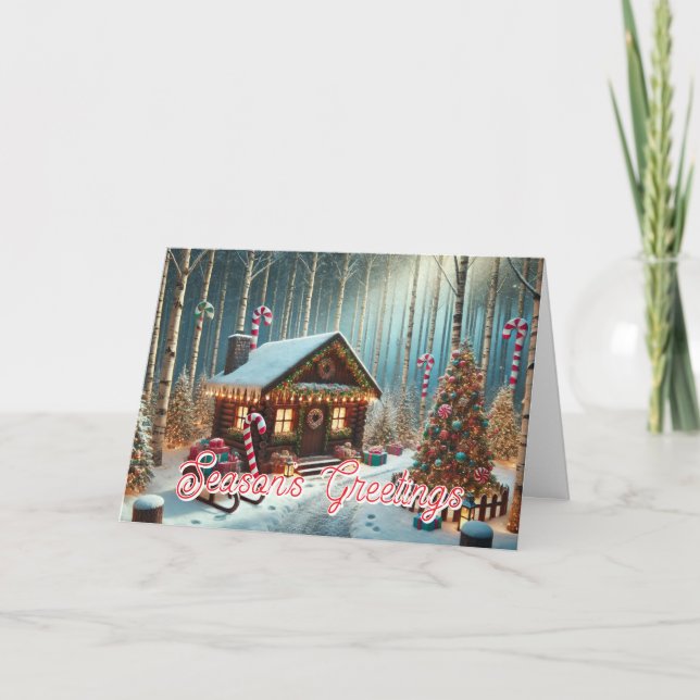 Grüße Karte der Saison (Vorderseite)
