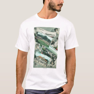 Grüße mit von den landschaftlichen Ansichten T-Shirt