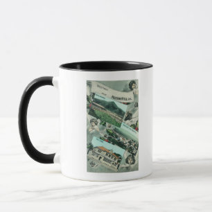 Grüße mit von den landschaftlichen Ansichten Tasse