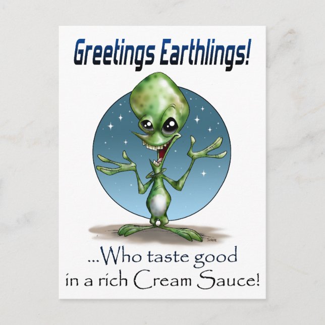 Grüße! Postkarte (Vorderseite)