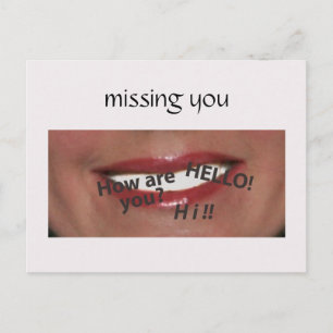 Grüße Postkarte