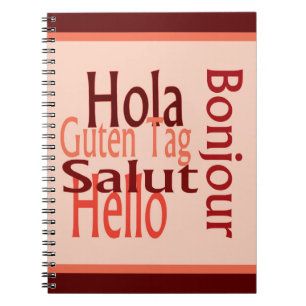 Grüße Spiral Foto Notebook Notizblock