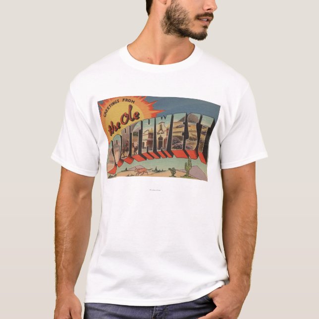 Grüße vom alten Südwesten T-Shirt (Vorderseite)