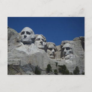 Grüße vom Berg Rushmore Postkarte