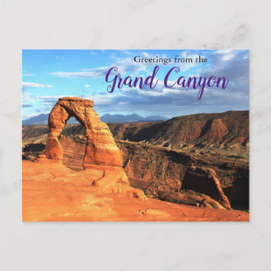 Grüße vom Grand Canyon Postcard Arch Postkarte