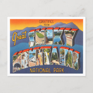 Grüße vom Great Smoky Mountains National Park Postkarte