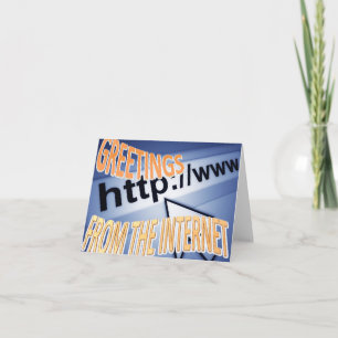Grüße vom Internet Karte