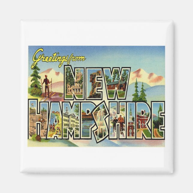 Grüße vom New Hampshire Magnet (Vorne)