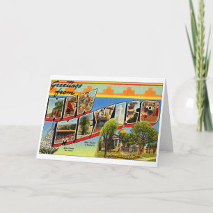 Grüße vom New Mexiko Karte