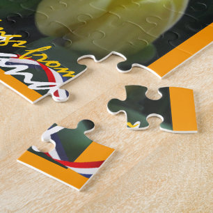 Grüße vom niederländischen Tulpe-Puzzlespiel Puzzle