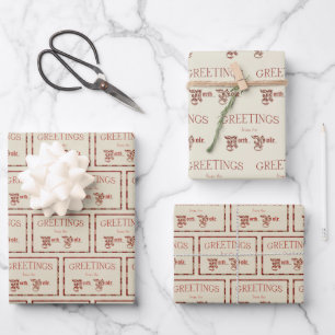 Grüße vom Nordpol Geschenkpapier Set