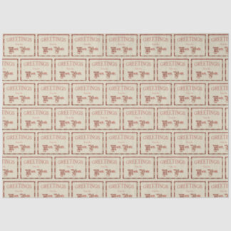 Grüße vom Nordpol Seidenpapier