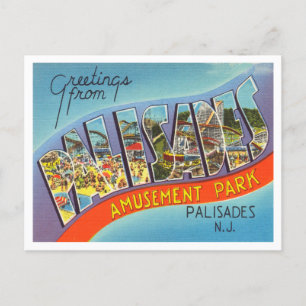 Grüße vom Palisades Amusement Park, Palisades Postkarte