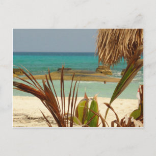 Grüße vom Paradies! Postkarte