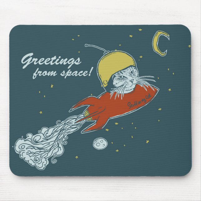 Grüße vom Raum - somc mousepad (Vorne)