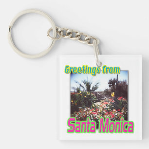 "Grüße vom Santa Monica Garden" Schlüsselanhänger