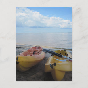 Grüße vom Strand! Postkarte