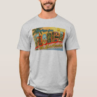 Grüße vom T - Shirt der Florida-Postkarten-Männer