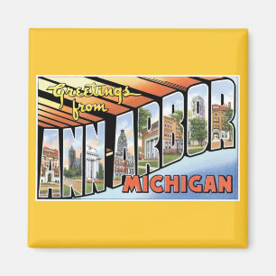 Grüße von Ann Arbor, Michigan! Magnet