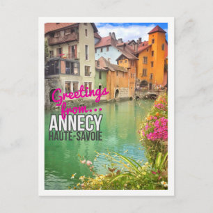 Grüße von...Annecy - Postcard Postkarte