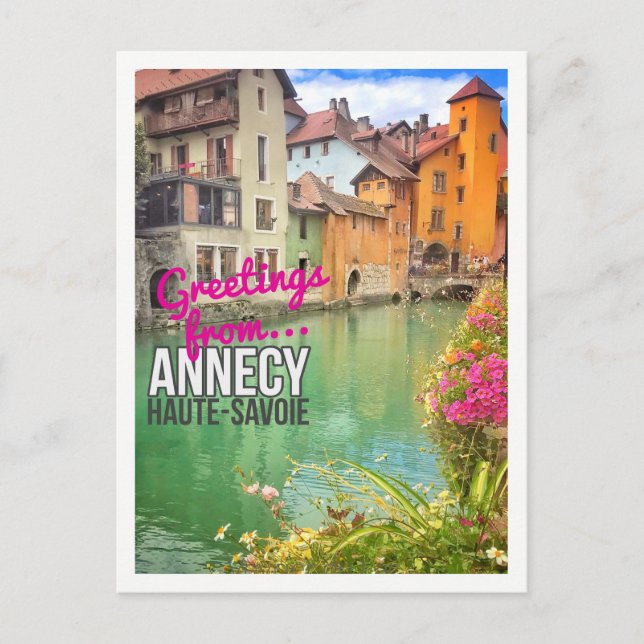 Grüße von...Annecy - Postcard Postkarte (Vorderseite)